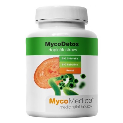 MycoDetox - Reishi, Chlorella a Spirulina (120 kapslí)